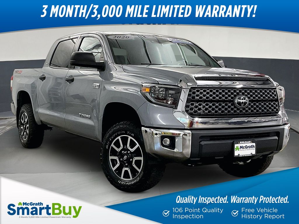 Gray 2020 Toyota Tundra Pickup Truck Four-Wheel Drive 6-Speed Automatic