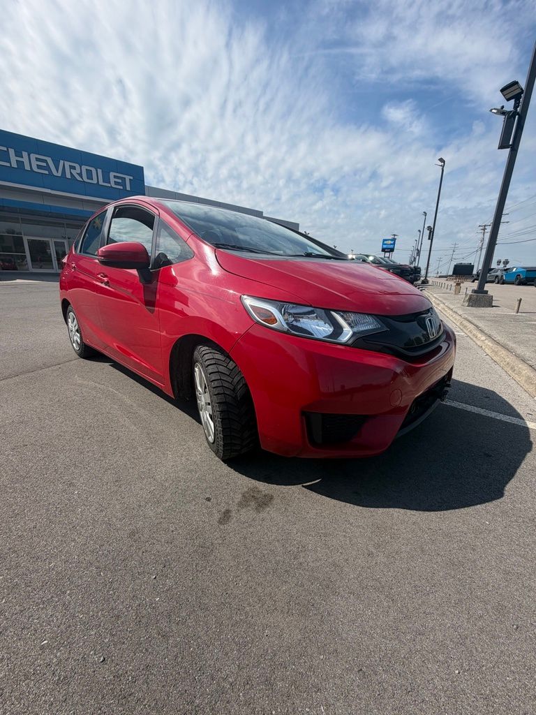 Milano Red 2017 Honda Fit LX Hatchback Front-Wheel Drive 6-Speed Manual