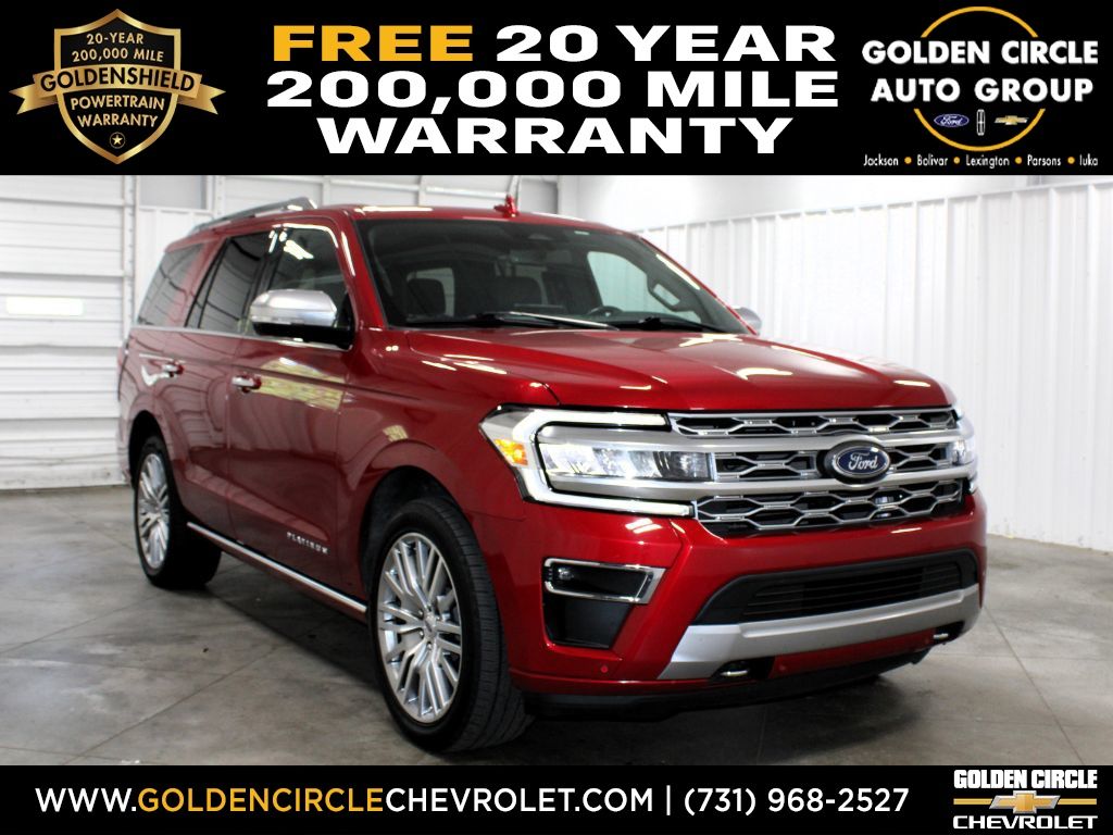 Rapid Red Metallic Tinted Clearcoat 2022 Ford Expedition SUV / Crossover Four-Wheel Drive 10-Speed Automatic
