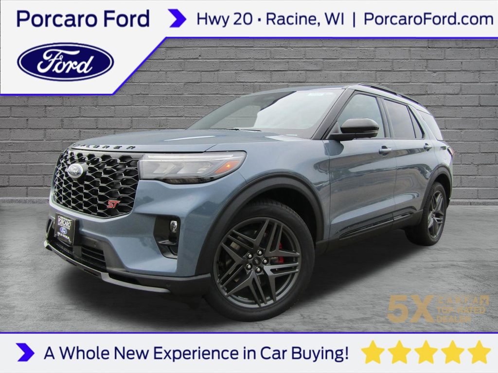 Vapor Blue Metallic 2026 Ford Explorer SUV / Crossover All-Wheel Drive Automatic