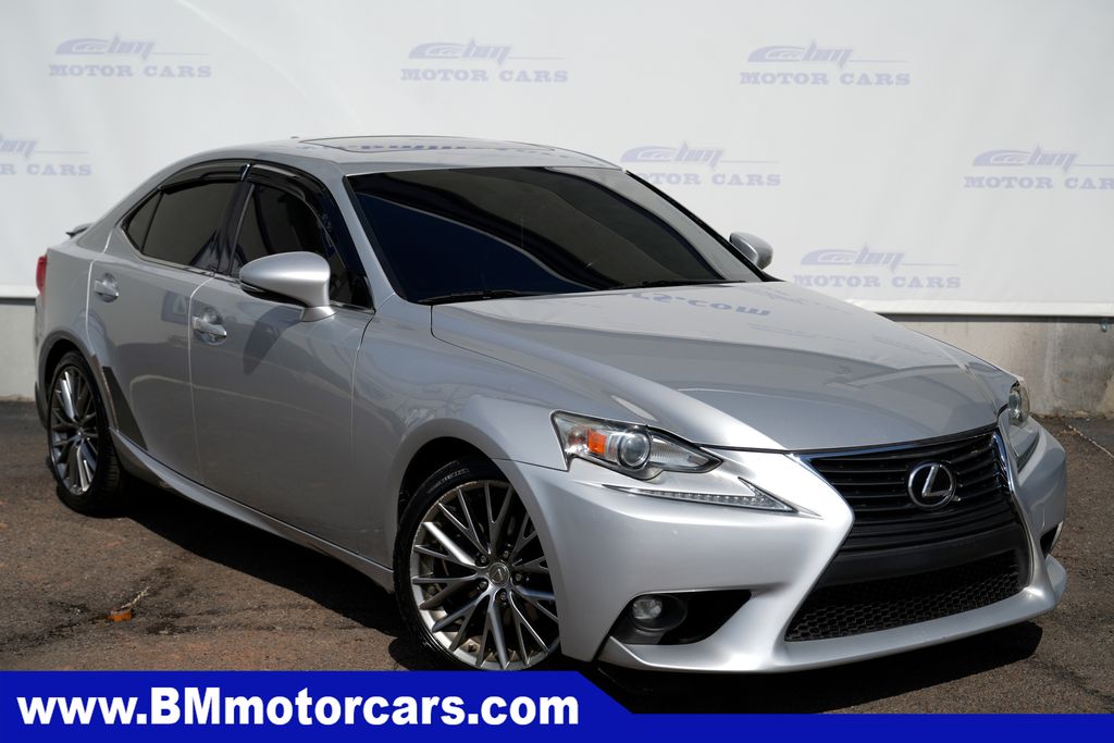 Silver 2015 Lexus IS 250 Sedan RWD Sedan Rear-Wheel Drive 6-Speed Automatic