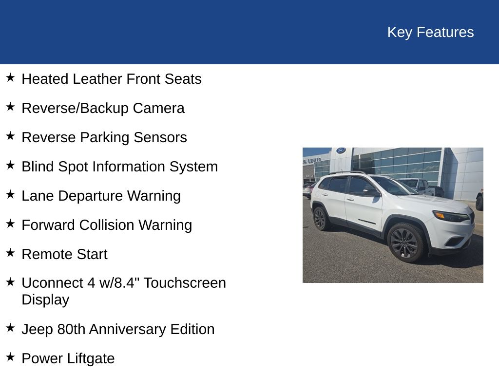 2021 Jeep Cherokee 80th Anniversary FWD