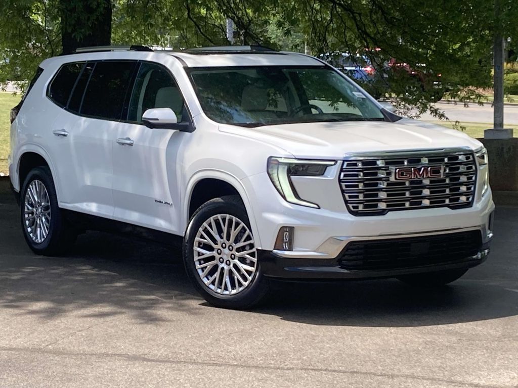 White Frost 2024 GMC Acadia Denali FWD SUV / Crossover Front-Wheel Drive 8-Speed Automatic