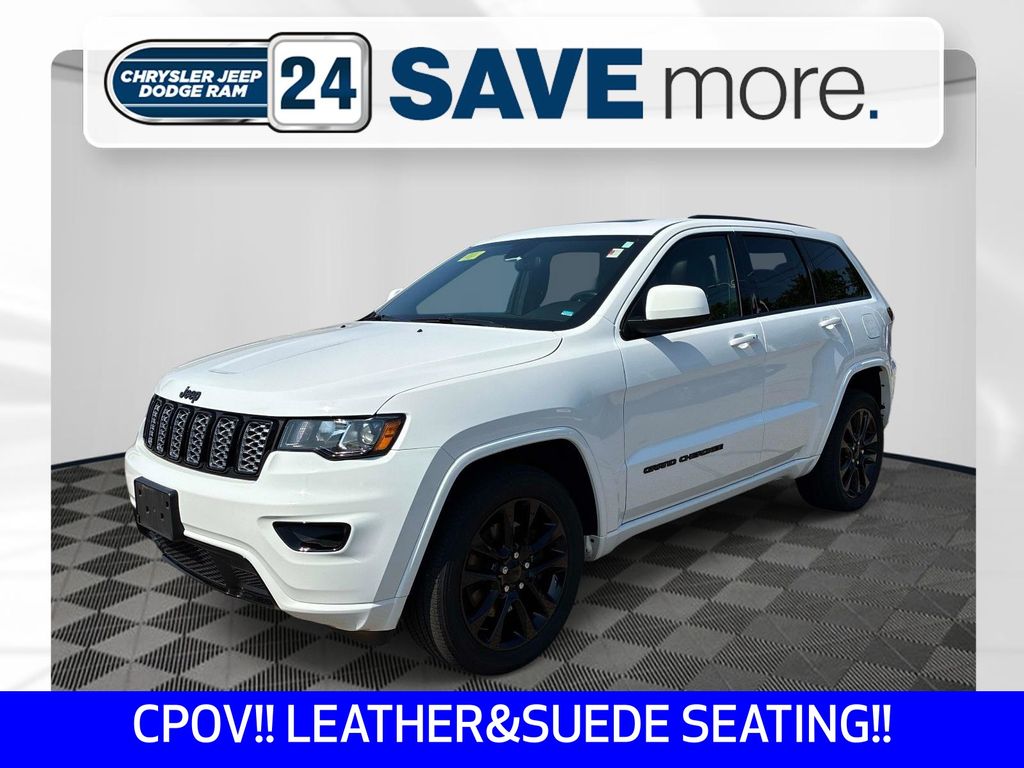 Bright White Clearcoat 2021 Jeep Grand Cherokee SUV / Crossover Four-Wheel Drive 8-Speed Automatic