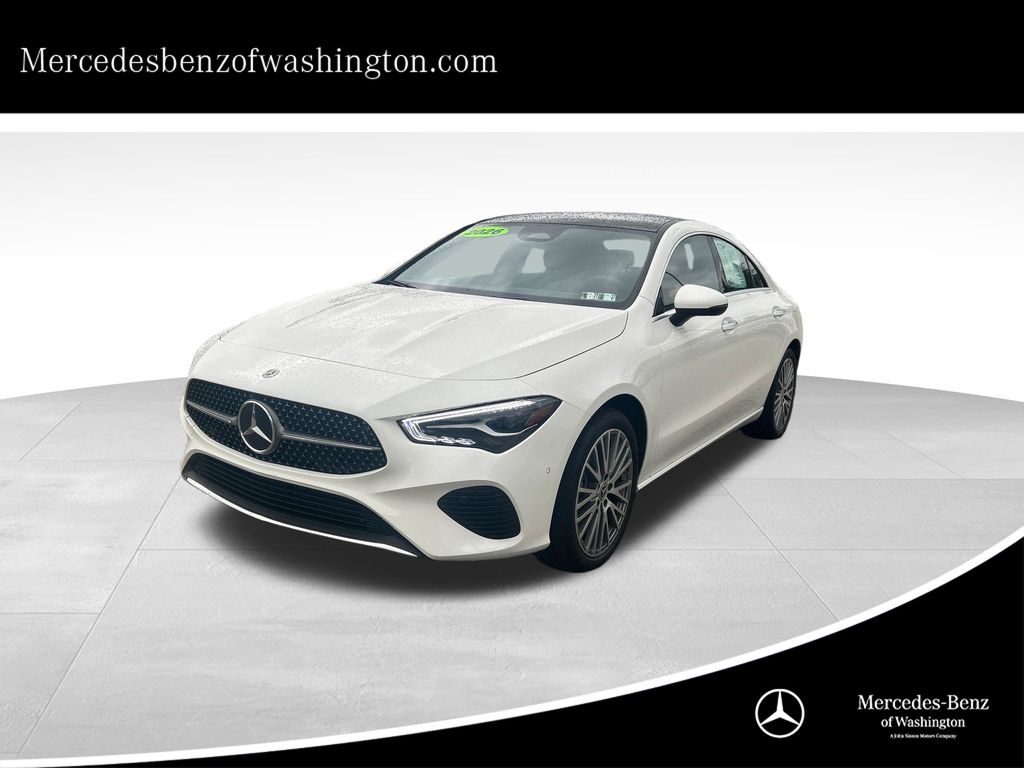 Polar White 2026 Mercedes-Benz CLA Coupe All-Wheel Drive 8-Speed Dual Clutch