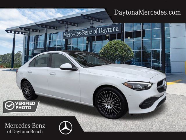 Polar White 2026 Mercedes-Benz C-Class Sedan Rear-Wheel Drive 9-Speed Automatic
