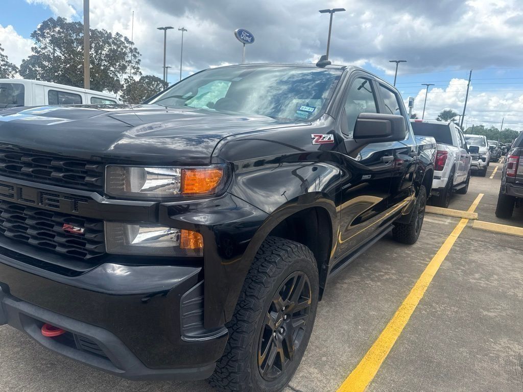 Black 2021 Chevrolet Silverado 1500 Pickup Truck Four-Wheel Drive 6-Speed Automatic Overdrive