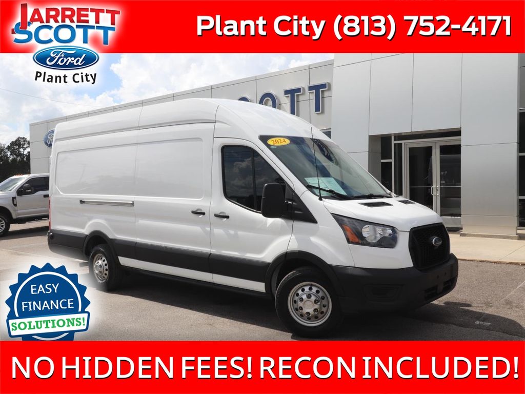 Oxford White 2024 Ford Transit Cargo 250 High Roof Extended LB AWD Van All-Wheel Drive