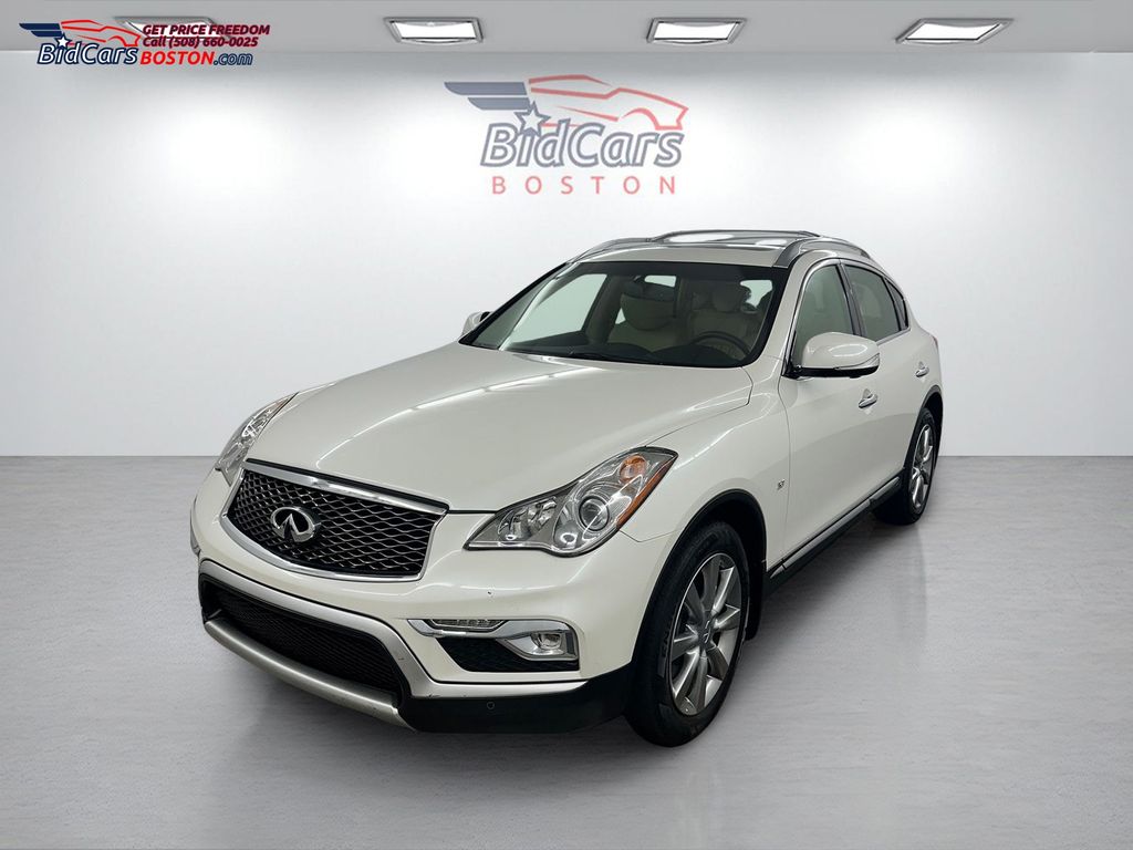Majestic White 2017 INFINITI QX50 SUV / Crossover Rear-Wheel Drive 7-Speed Automatic
