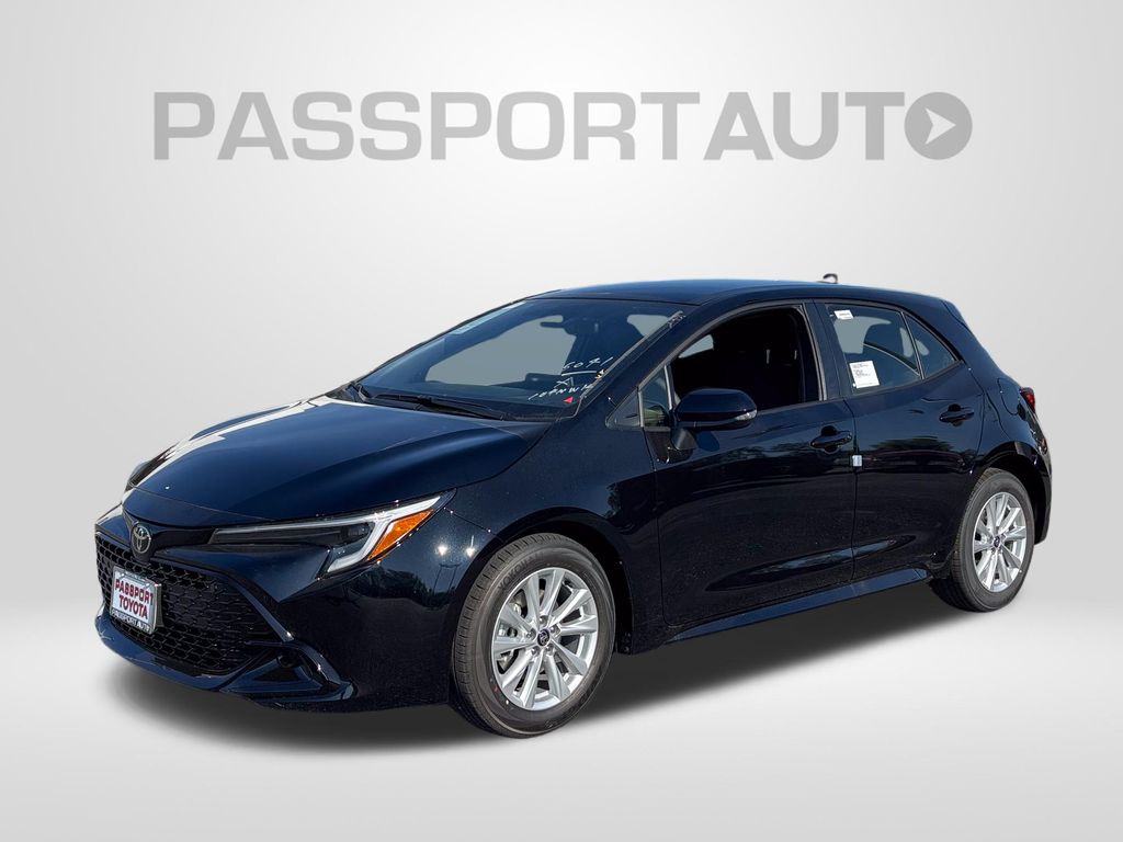 Midnight Black Metallic 2026 Toyota Corolla Hatchback SE FWD Hatchback Front-Wheel Drive Automatic