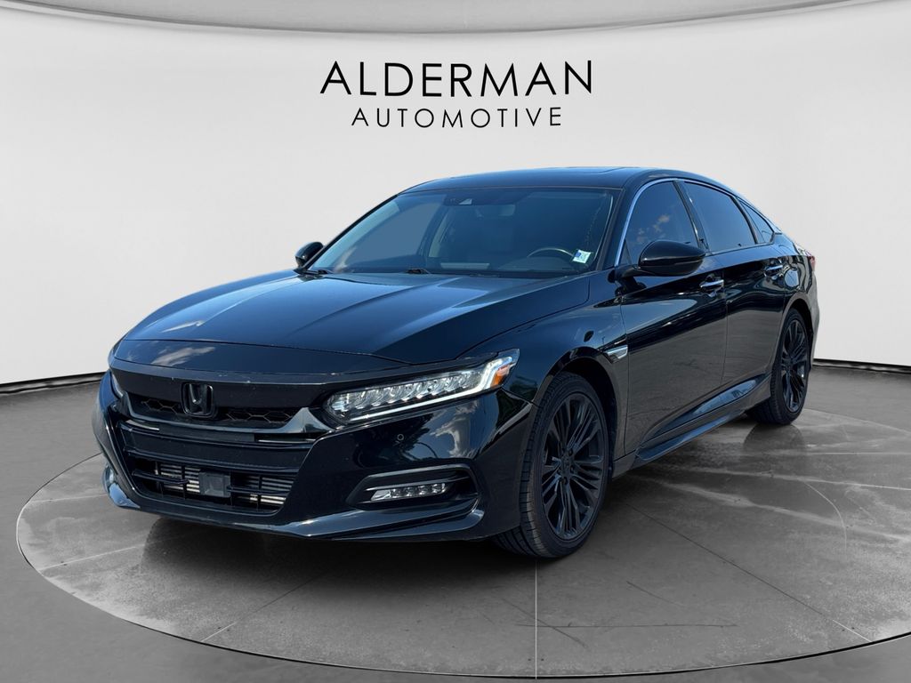 Black 2018 Honda Accord Sedan Front-Wheel Drive Automatic