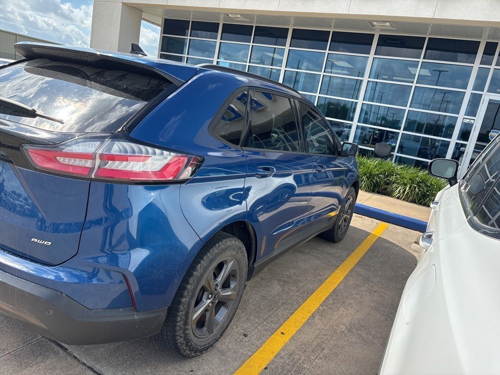 2024 Ford Edge SEL Blue at Texan Dodge Chrysler Jeep Ram