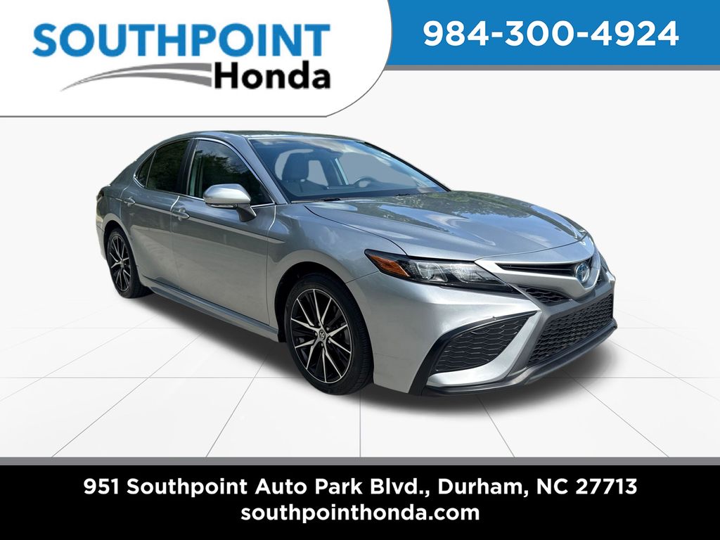 Celestial Silver Metallic 2022 Toyota Camry Hybrid Sedan Front-Wheel Drive Continuously Variable Transmission