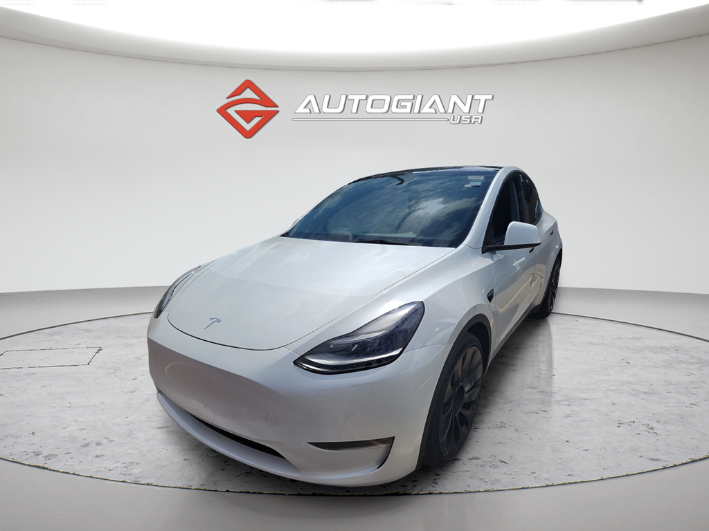 White 2023 Tesla Model Y SUV / Crossover All-Wheel Drive 1-Speed Automatic