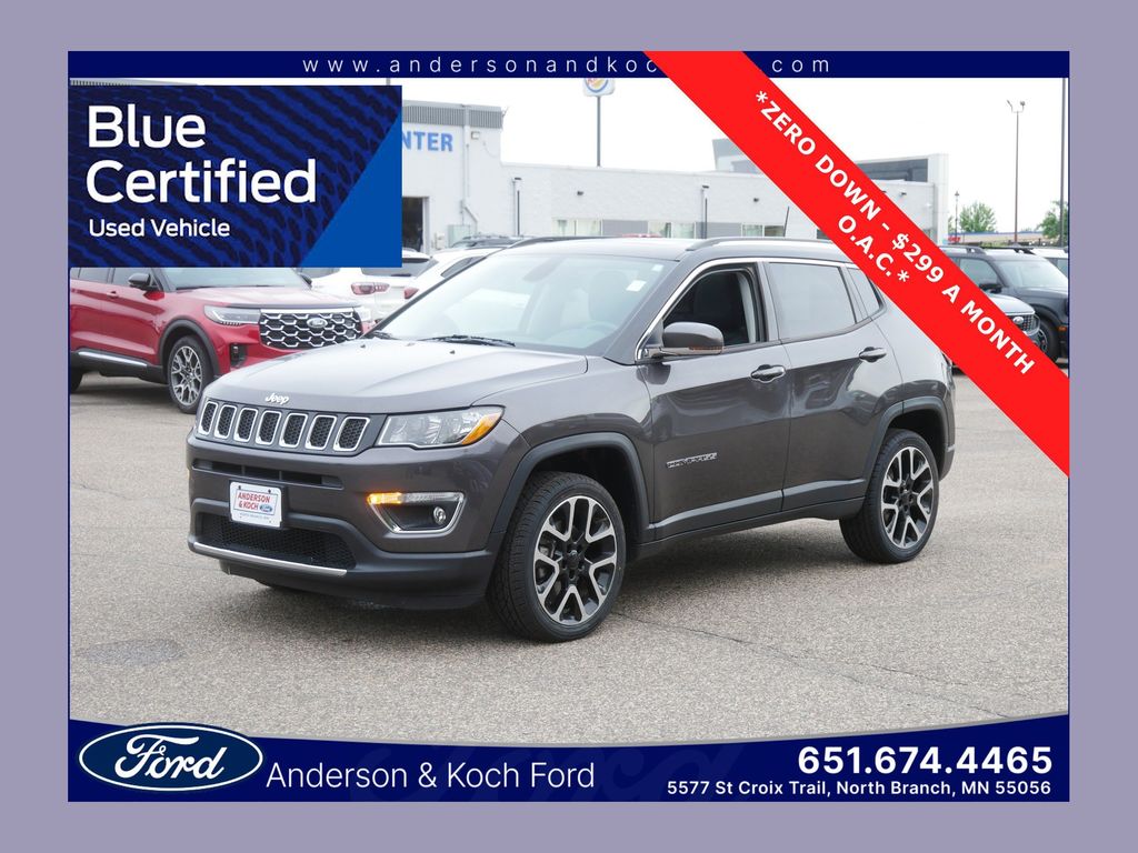 Gray (Granite Crystal Metallic Clearcoat) 2018 Jeep Compass SUV / Crossover Four-Wheel Drive 9-Speed Automatic