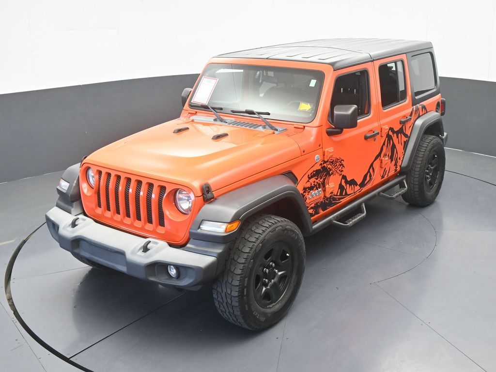 Used 2018 Punkn Metallic Clearcoat Jeep Unlimited Sport image 43