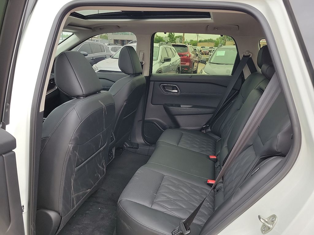 2026 Nissan Rogue Platinum White at Brown Honda