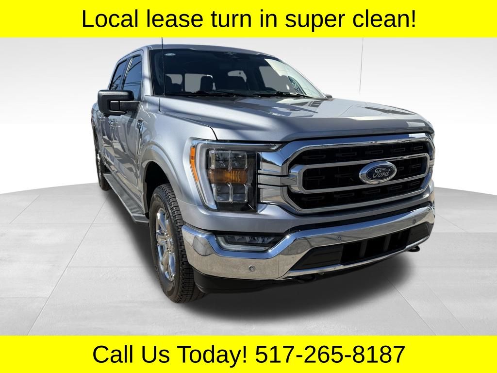 Silver Metallic 2023 Ford F-150 XLT SuperCrew 4WD Pickup Truck Four-Wheel Drive Automatic