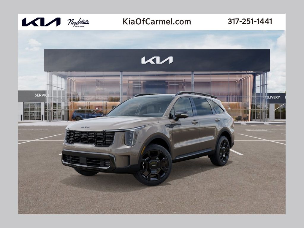 Road Rider Brown 2026 Kia Sorento X-Line SX AWD SUV / Crossover All-Wheel Drive 8-Speed Dual Clutch