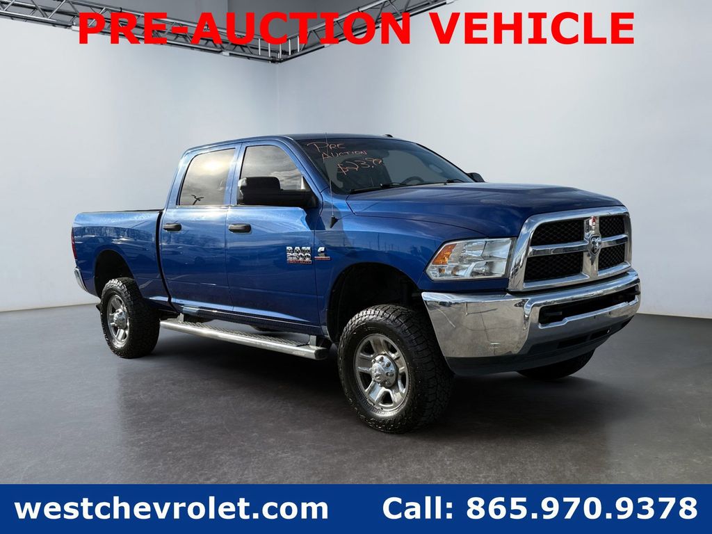 Blue Streak Pearlcoat 2017 RAM 2500 Tradesman Crew Cab 4WD Pickup Truck Four-Wheel Drive 6-Speed Automatic