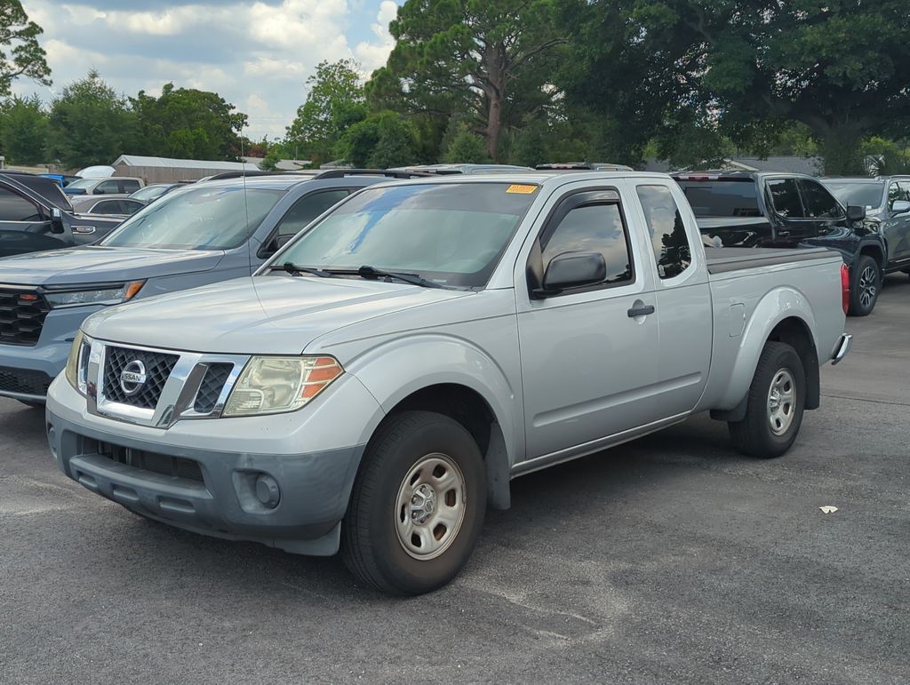 Brilliant Silver 2015 Nissan Frontier Pickup Truck 4X2 5-Speed Automatic Overdrive
