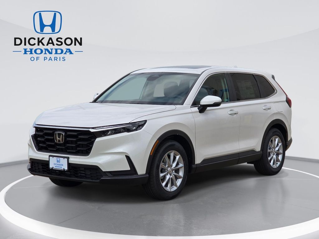 Gray (Platinum) 2026 Honda CR-V EX FWD SUV / Crossover Front-Wheel Drive Continuously Variable Transmission