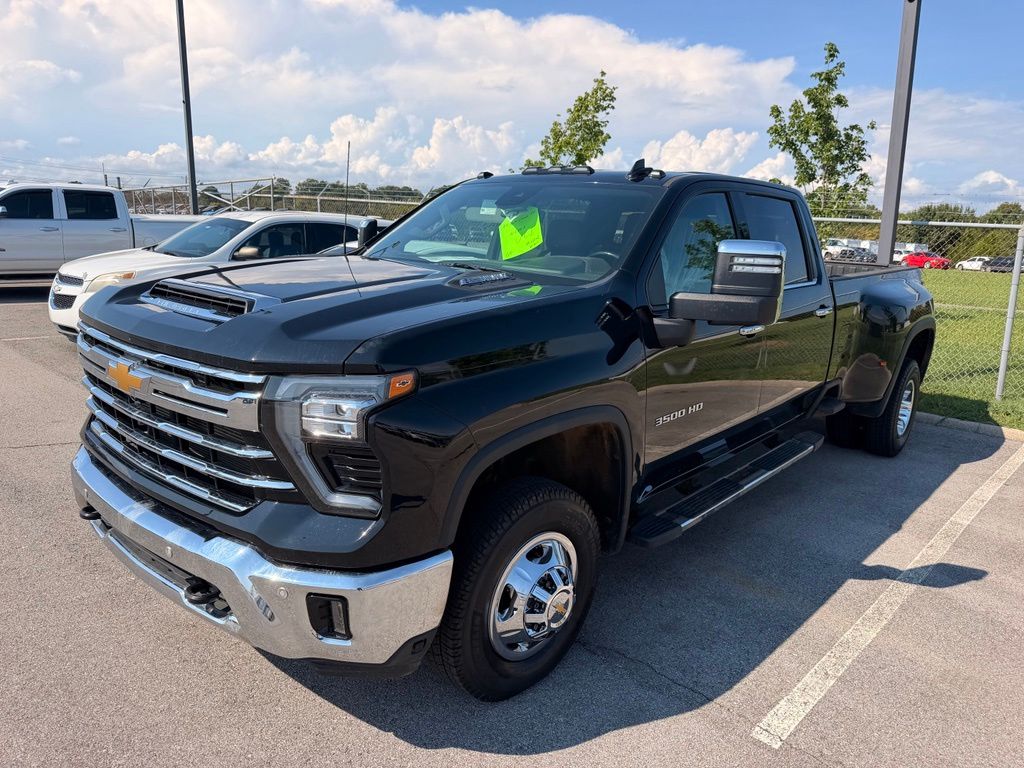 Black 2024 Chevrolet Silverado 3500HD Pickup Truck Four-Wheel Drive Automatic