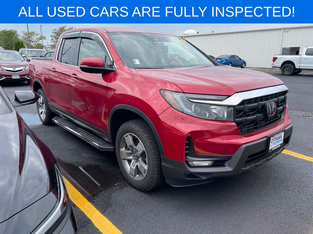 Radiant Red 2026 Honda Ridgeline Pickup Truck All-Wheel Drive 9-Speed Automatic
