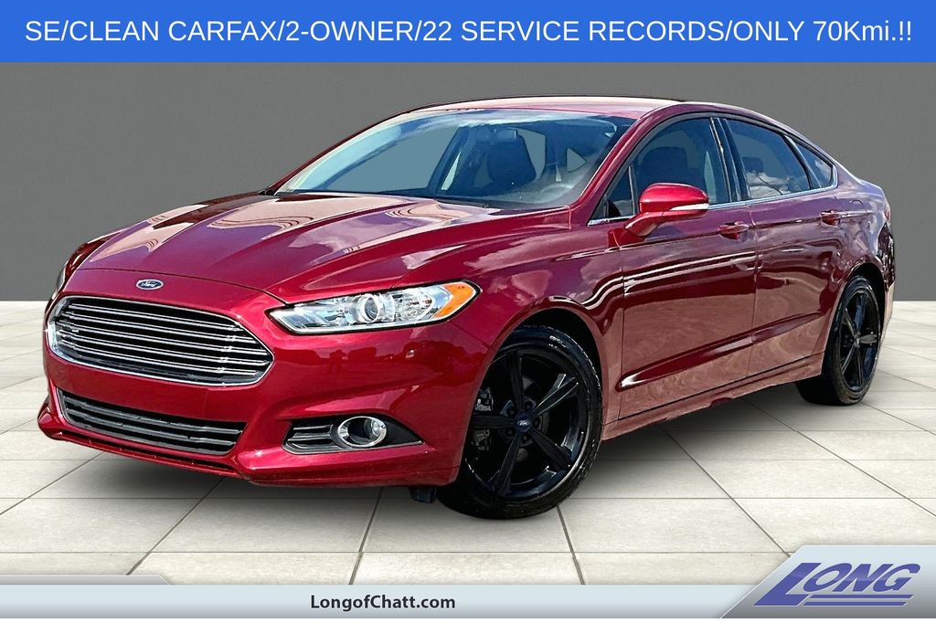 Ruby Red Metallic 2016 Ford Fusion Sedan Front-Wheel Drive 6-Speed Automatic