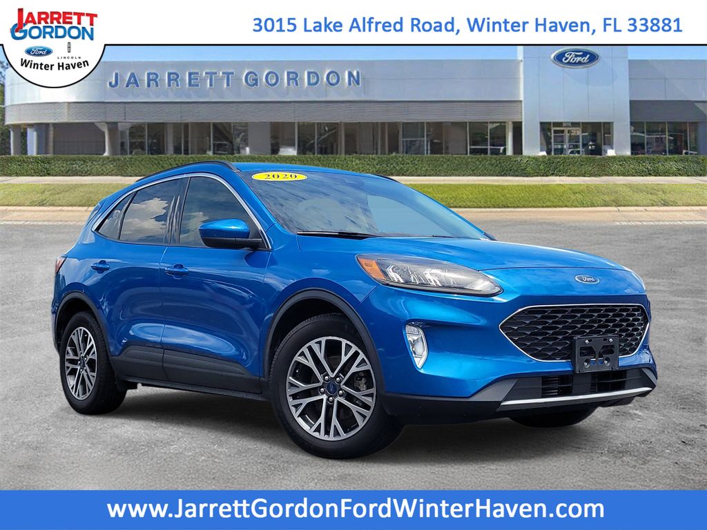 Blue Metallic 2020 Ford Escape SEL FWD SUV / Crossover Front-Wheel Drive 8-Speed Automatic