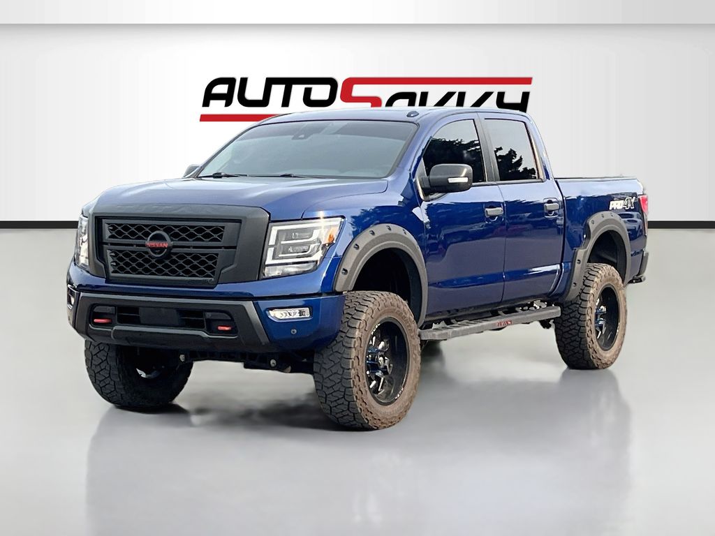 Used 2021 Blue Nissan PRO-4X image 3