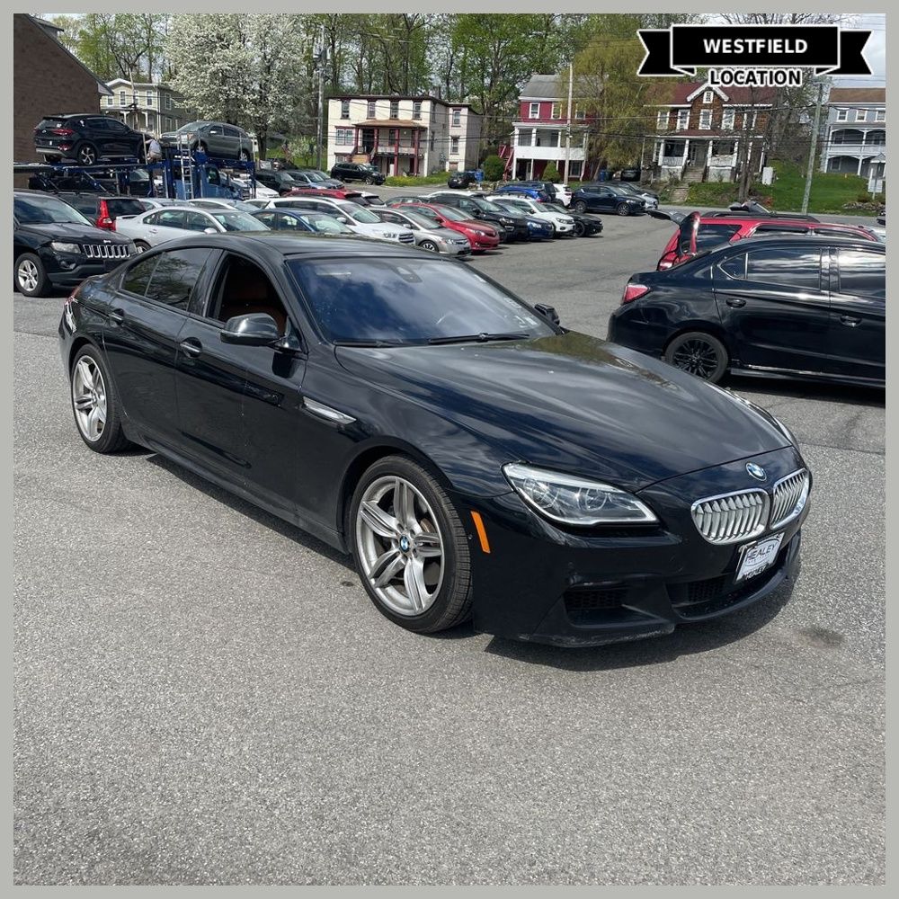 Black Sapphire Metallic 2016 BMW 6 Series Sedan All-Wheel Drive 8-Speed Automatic