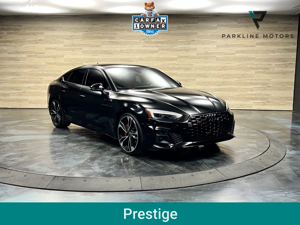 Black 2024 Audi S5 Sportback Sedan All-Wheel Drive 8-Speed Automatic