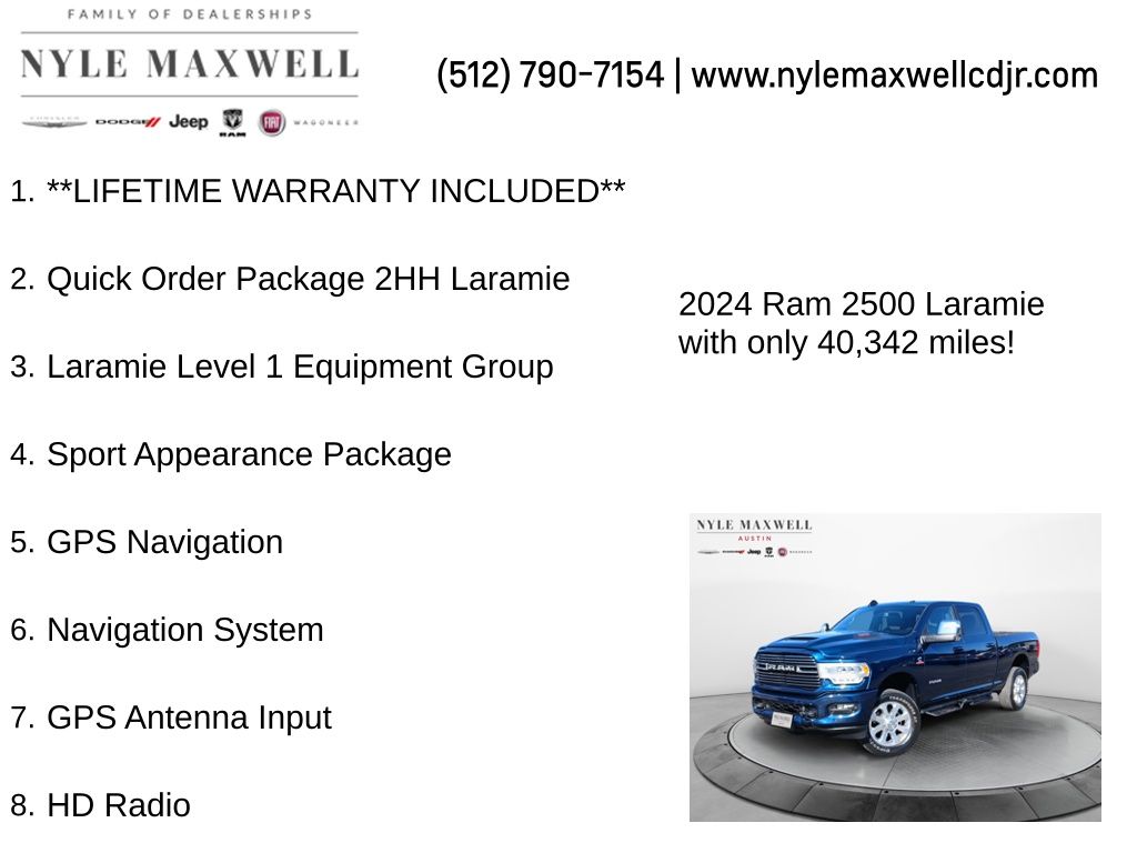 Used Car 2024 Ram 2500  Laramie For Sale Under $60,000 In Austin, Texas