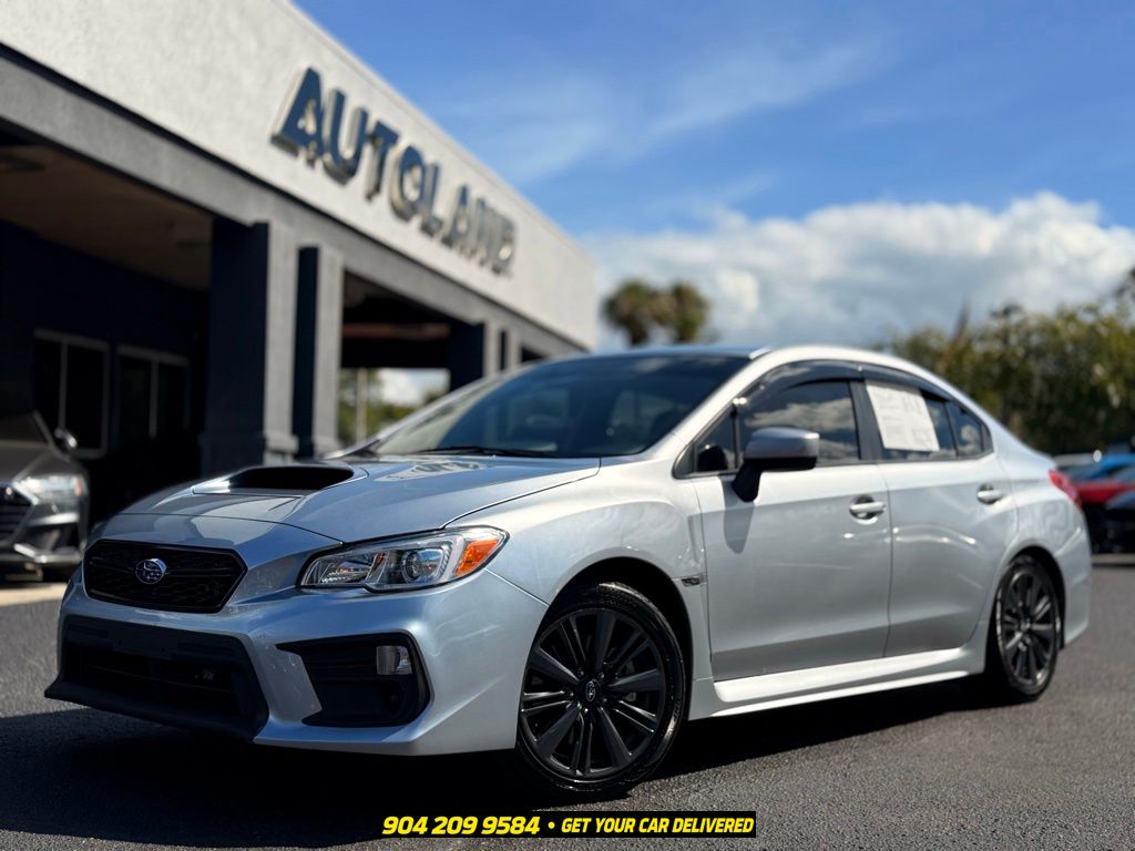 Ice Silver Metallic 2019 Subaru WRX Sedan All-Wheel Drive 6-Speed Manual