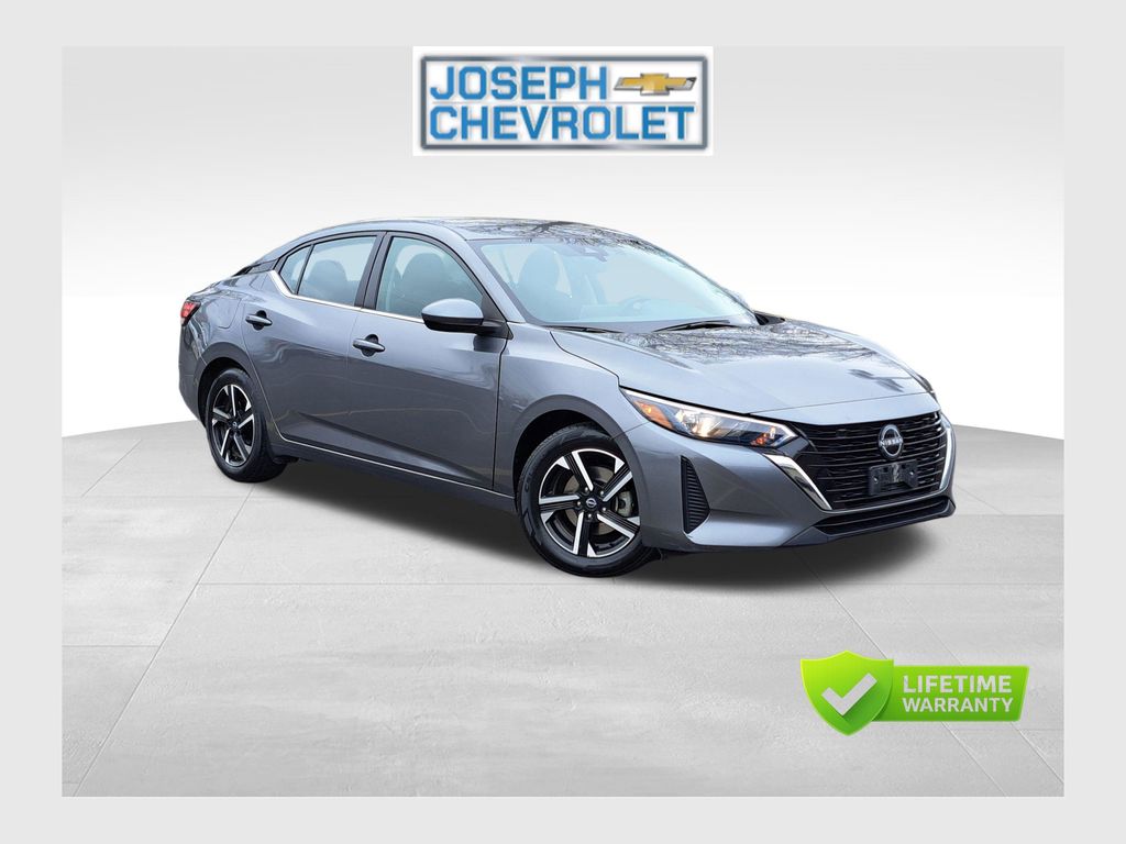 Gray (Gun Metallic) 2024 Nissan Sentra SV FWD Sedan Front-Wheel Drive Continuously Variable Transmission