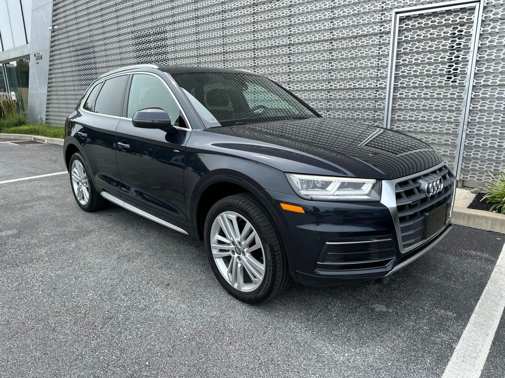 Moonlight Blue 2018 Audi Q5 SUV / Crossover All-Wheel Drive 7-Speed Automatic