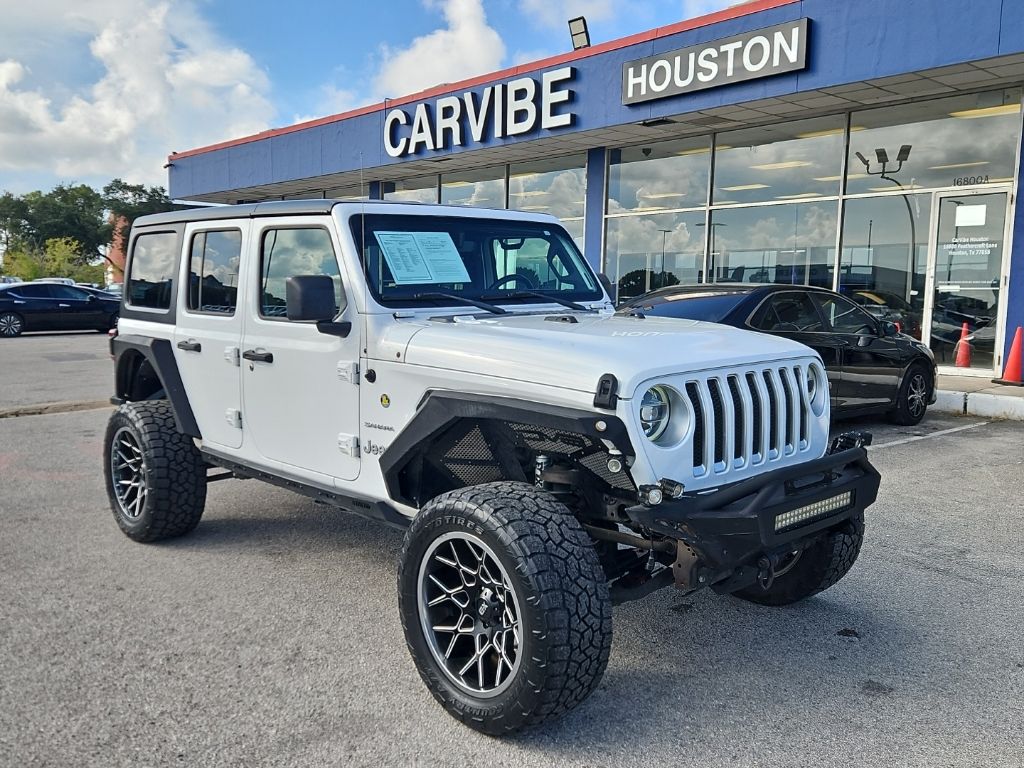 Bright White Clearcoat 2018 Jeep Wrangler SUV / Crossover Four-Wheel Drive 8-Speed Automatic
