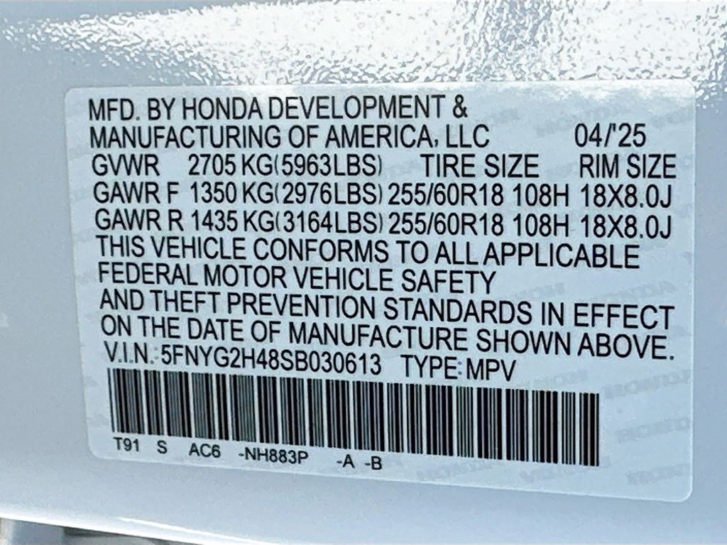 2025 Honda Pilot EX-L 23
