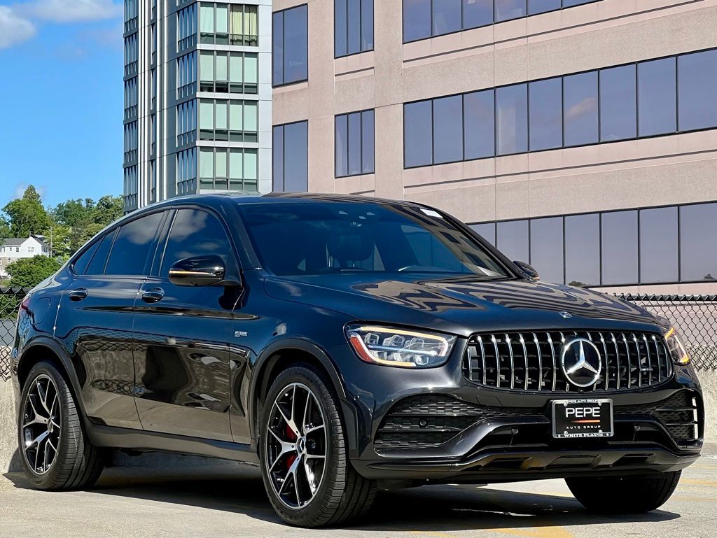 Graphite Gray Metallic 2020 Mercedes-Benz GLC AMG GLC 43 Coupe 4MATIC Coupe All-Wheel Drive 9-Speed Automatic