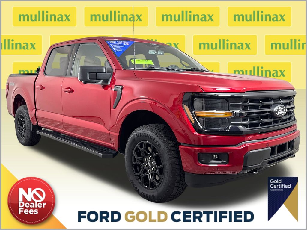 Rapid Red Metallic Tinted Clearcoat 2024 Ford F-150 Pickup Truck Four-Wheel Drive Automatic
