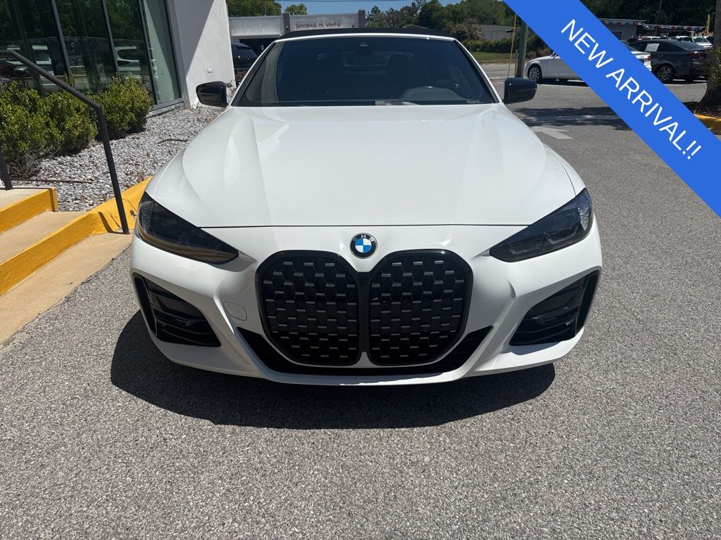 Alpine White 2023 BMW 4 Series 430i Convertible RWD Convertible Rear-Wheel Drive 8-Speed Automatic