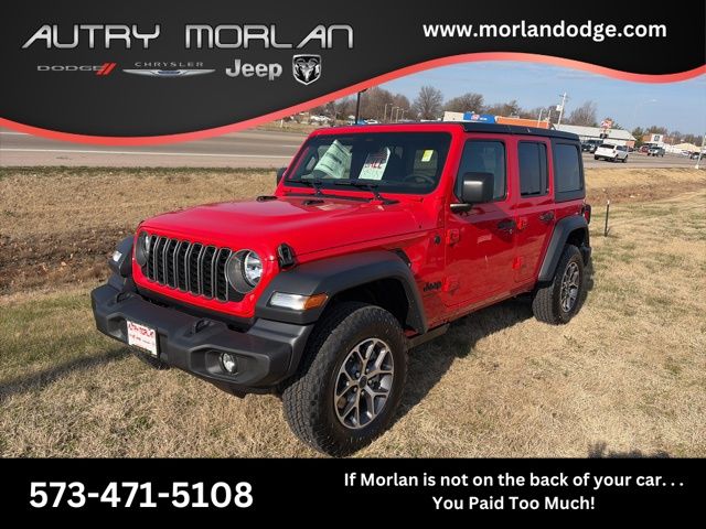 Firecracker Red Clearcoat 2026 Jeep Wrangler SUV / Crossover Four-Wheel Drive 8-Speed Automatic