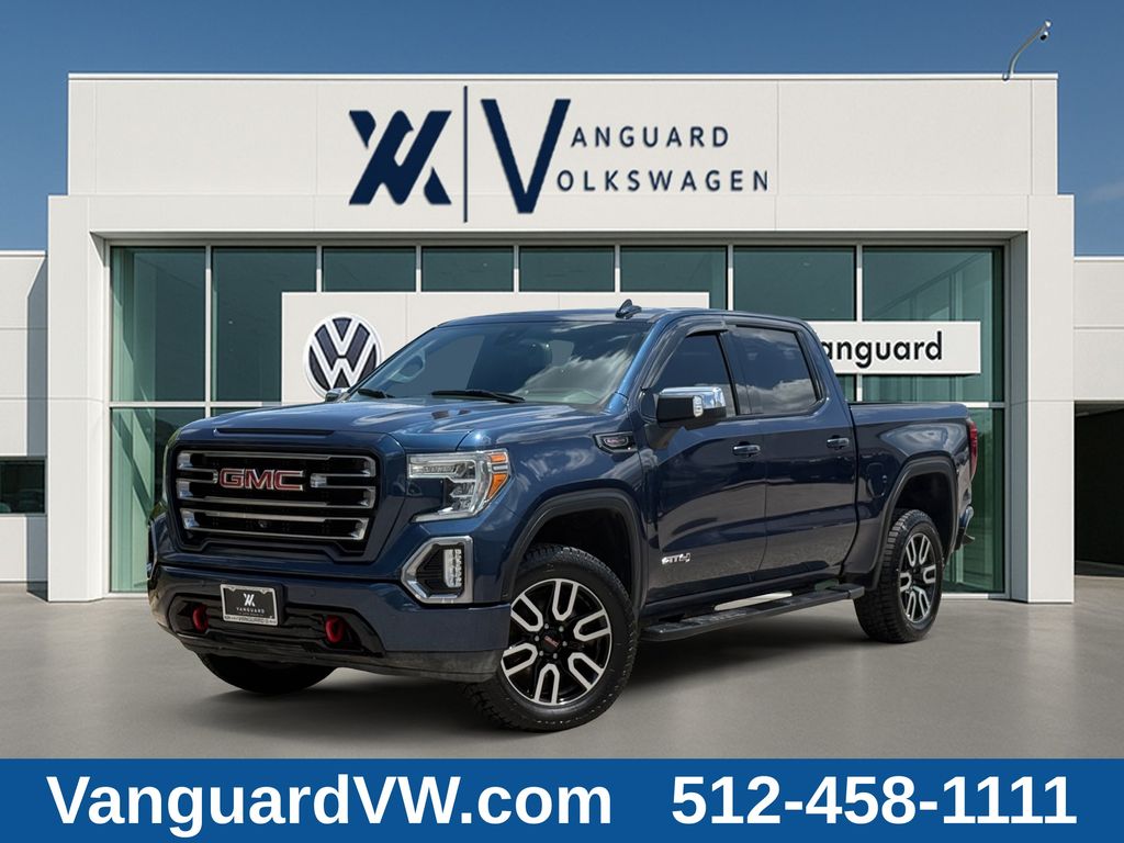 Pacific Blue Metallic 2020 GMC Sierra 1500 Pickup Truck Four-Wheel Drive Automatic