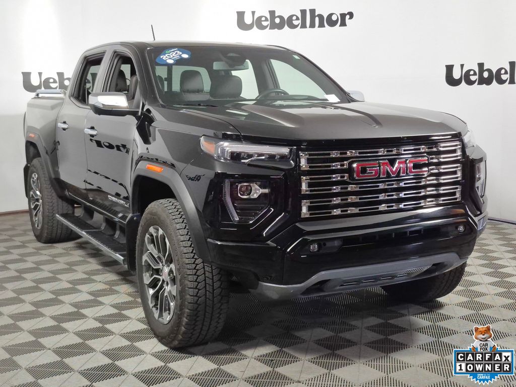 Onyx Black 2023 GMC Canyon Pickup Truck Four-Wheel Drive 8-Speed Automatic