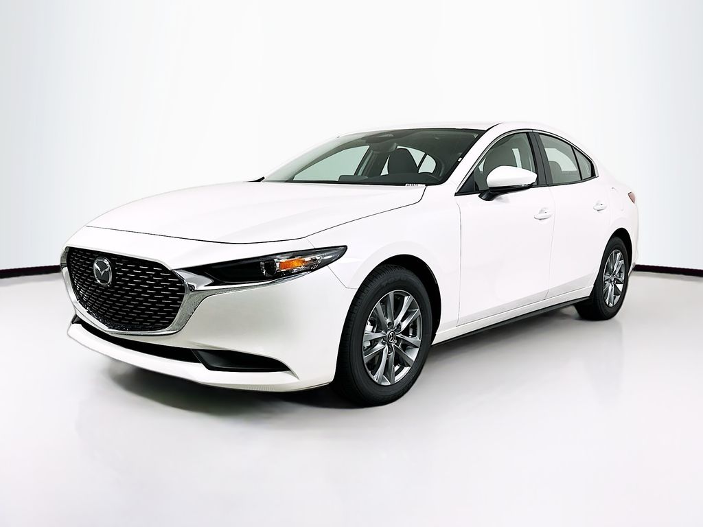 Snowflake White Pearl Mica 2026 Mazda MAZDA3 Sedan Front-Wheel Drive 6-Speed Automatic