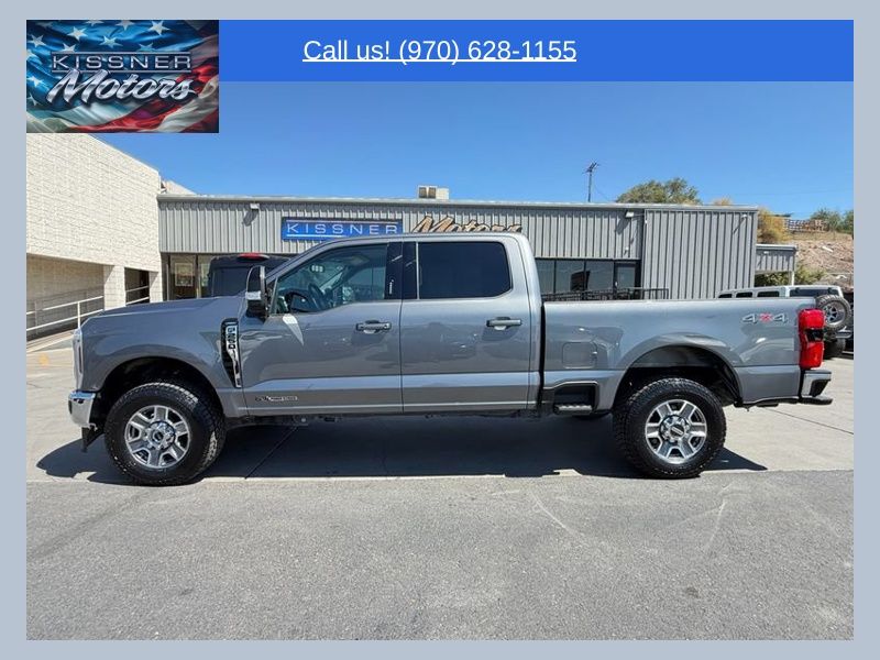 Gray Metallic 2024 Ford F-250 Super Duty Pickup Truck Four-Wheel Drive Automatic