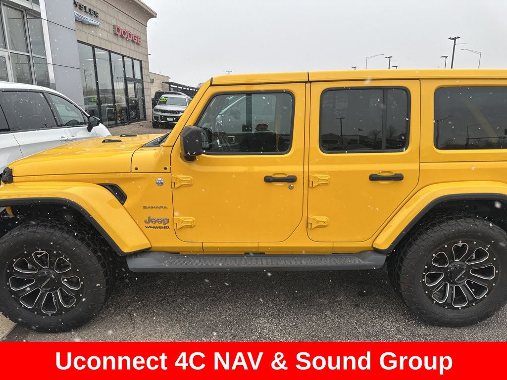 Baja Yellow Clearcoat 2019 Jeep Wrangler Unlimited Sahara 4WD SUV / Crossover Four-Wheel Drive 8-Speed Automatic