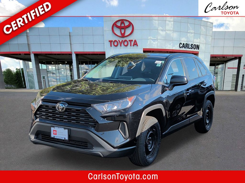 Midnight Black Metallic 2021 Toyota RAV4 LE AWD SUV / Crossover All-Wheel Drive 8-Speed Automatic