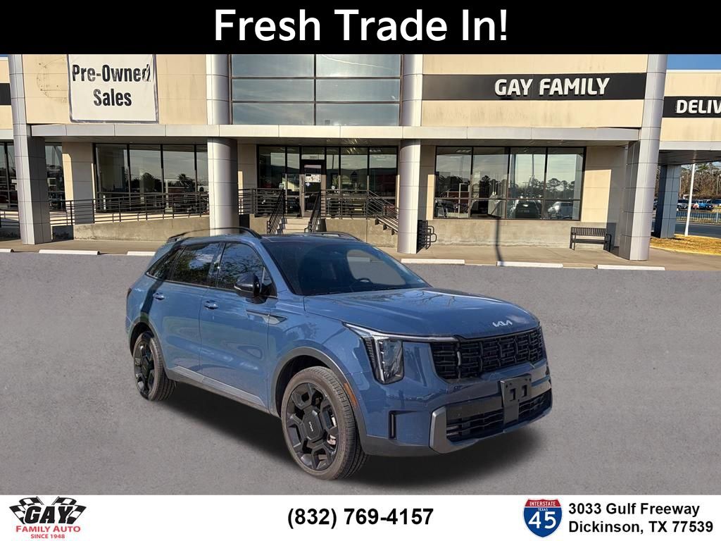 Midnight Lake Blue 2024 Kia Sorento X-Line SX Prestige AWD SUV / Crossover All-Wheel Drive 8-Speed Dual Clutch
